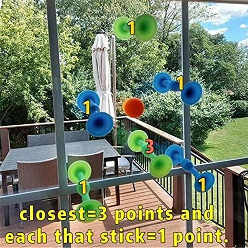 Soft Sticky Suction Dart Fidget Stress Relief Party Toy for Family Interactive Game Pop Silicone Dart Kids Throwing