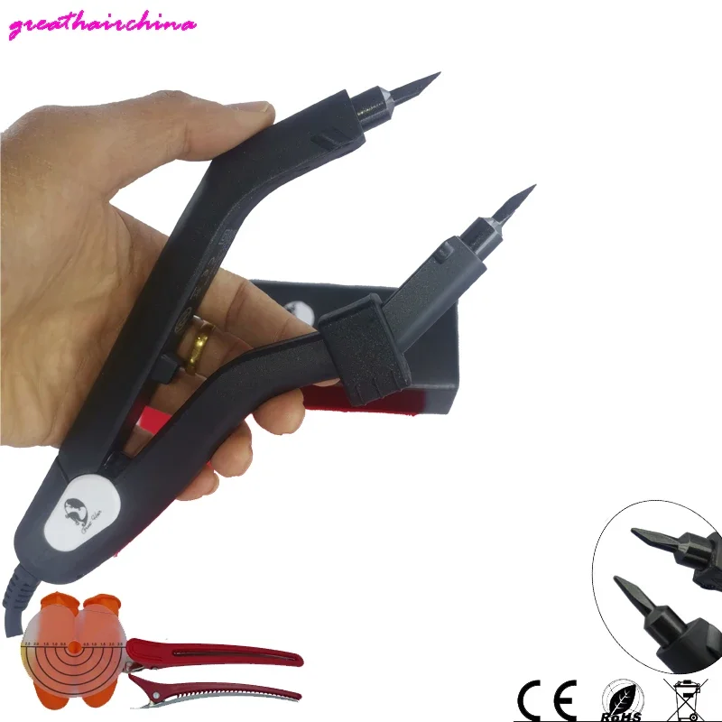 Professional L-A601 Heat Iron Hair Connectors 2025 Latest Version Sharp Tip Joint Keratin Hair Extensions Tools for EU/AU/US