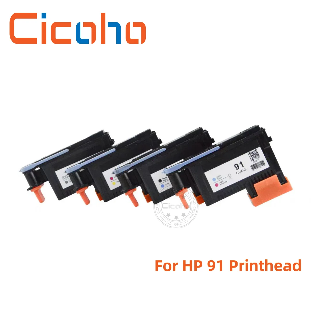 

Печатающая головка для принтера HP 91 C9460A C9461A C9462A C9463A, печатающая головка для принтера HP Designjet Z6100 Z6100ps HP91 (MBK/C M/Y LM/LC PBK/LGY)
