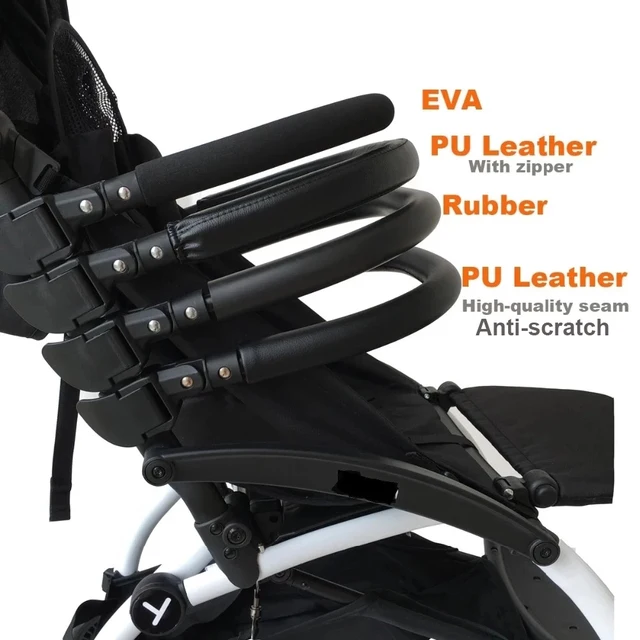 MomTan® Baby Stroller Accessories Armrest for Babyzen yoyo 2 yuyu strollers , Pushchair Front Bumper Bars 1