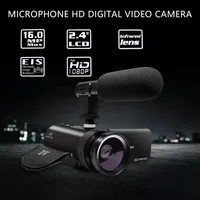 Caméra vidéo professionnelle HD 1080P, caméscope avec Microphone