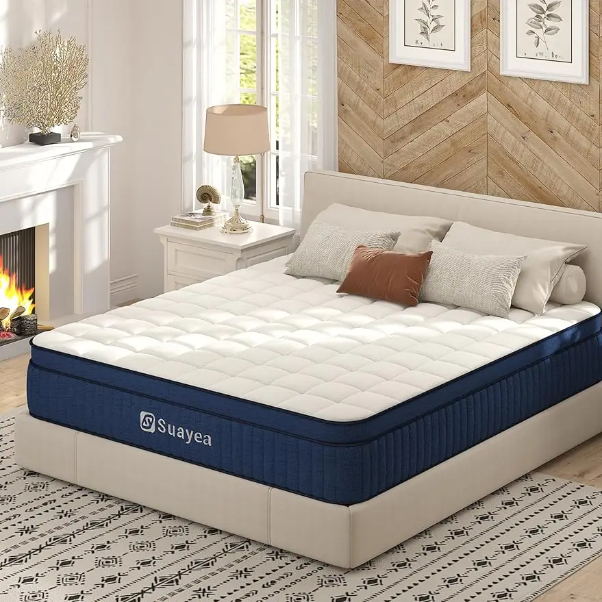 Description Picture 2 of itemHybrid Mattress Queen Size, Ultimate Motion Isolation with Gel Memory Foam and Pocket Spring, Medium Firm, Edge Support
