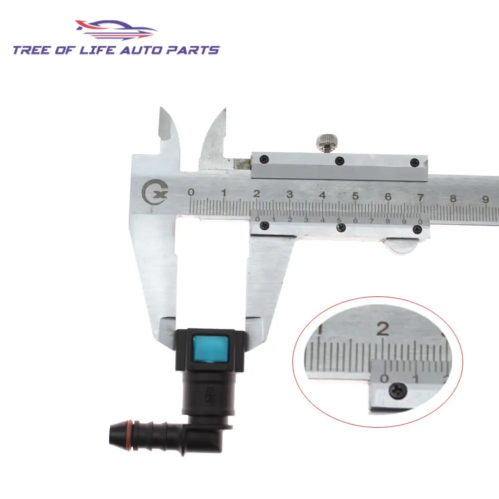 2/5/8/10 7.89 ID6 Auto Car Fuel Line Hose Coupler Quick Release Connect Connector Fuel Line Rubber Hose Coupler Carburetor Part car fuel hose coupler
