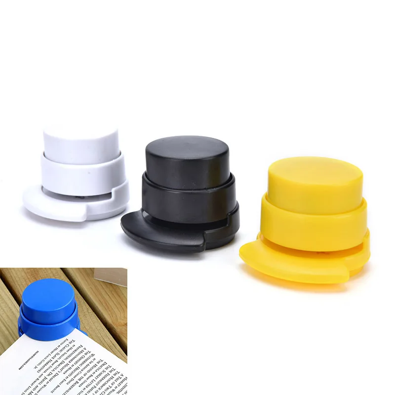 Staple Free Stapler Paper Binding Binder Paperclip Stationery Supplies 1X stapleless stapler