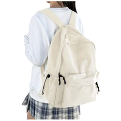 Versatile Backpack for Teens and Adults - Stylish School, Travel, and Work Daypack (Beige)