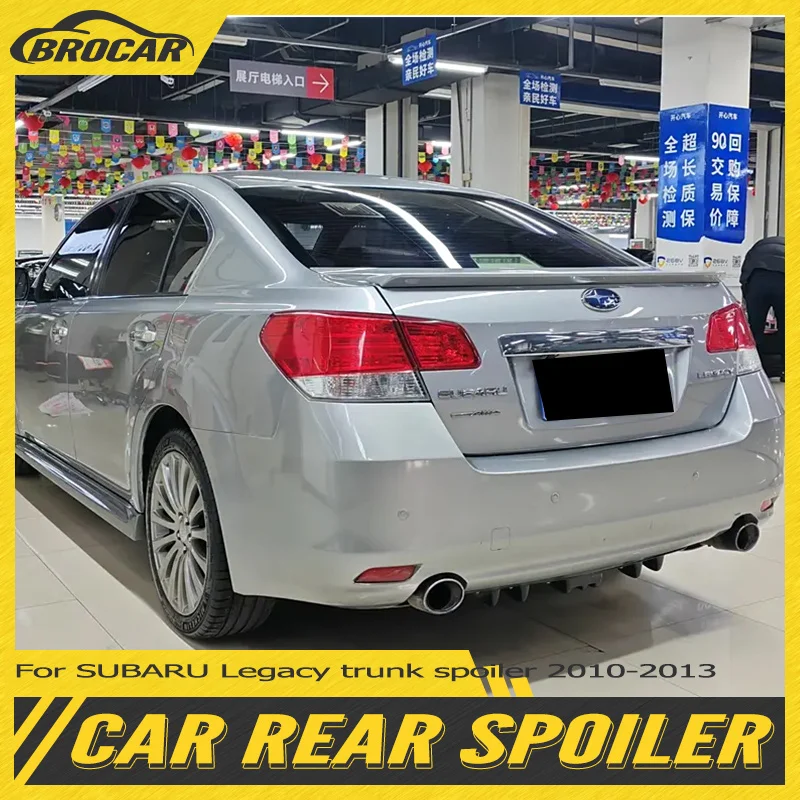 

For SUBARU Legacy trunk spoiler 2010 2011 2012 2013 High quality no LED lights FRP unpainted spoiler trunk boot wing spoiler