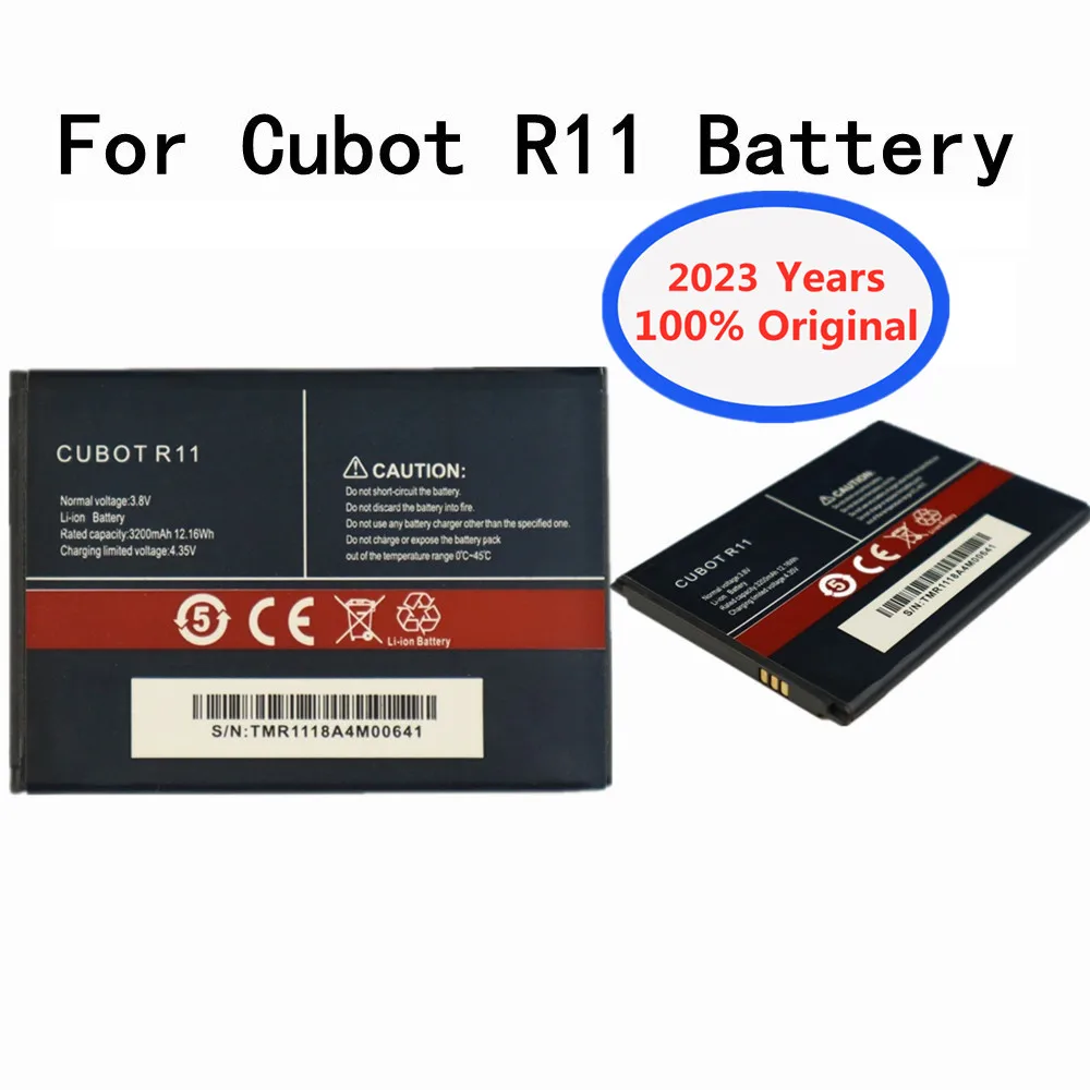 

2023 Years New Original Replacement Battery For Cubot R11 Smartphone Battery 3200mAh Hight Capacity Phone Batteries