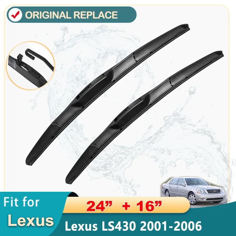 Car Wiper For Lexus LS430 XF30 20002006 Front Wiper Blades Soft Rubber