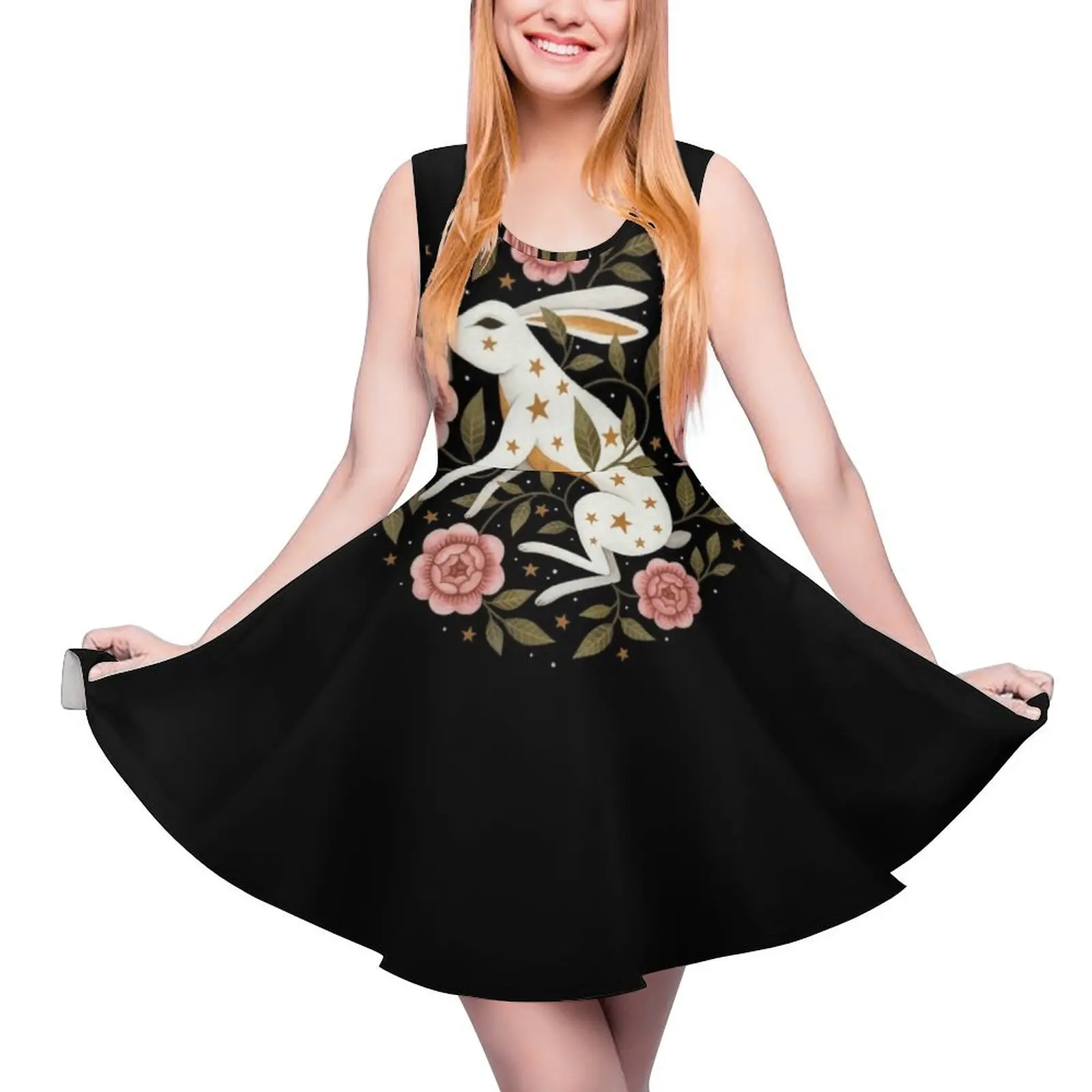 

Entangled Round Neck Dress fairy dress women party dresses womens clothing