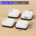 White square S 4PCS