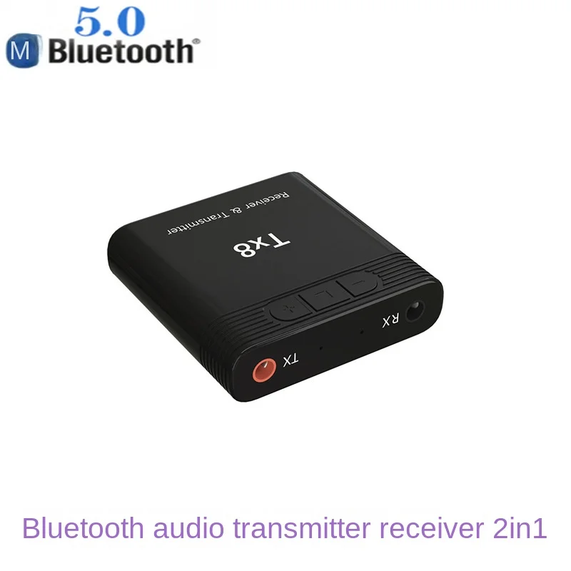 

Tx8 Bluetooth 5.0 Audio Transmitter/Receiver - Wireless 2-in-1 Audio Adapter