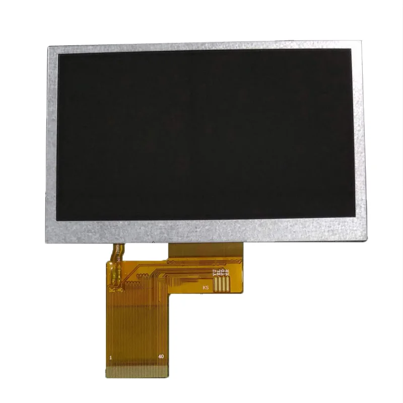 4.3 인치 480xRGBx272 ILI6485A 드라이버 350 밝은 TFT LCD 디스플레이 모듈 터치 없음 40PIN RGB