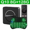Android TV Box Q10 Android 14 Dual Wifi 2.4G&5G Google Voice Ram 4GB 8GB Rom 64GB 128GB Media player 3D 8K Video 4K Set Top Box 1