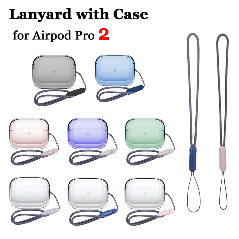 Custodia Morbida In Tpu Per Apple Airpods Pro Custodia Protettiva In Silicone Di 2 Generazione Con Cordino Per Accessori Apple Airpods Pro 2