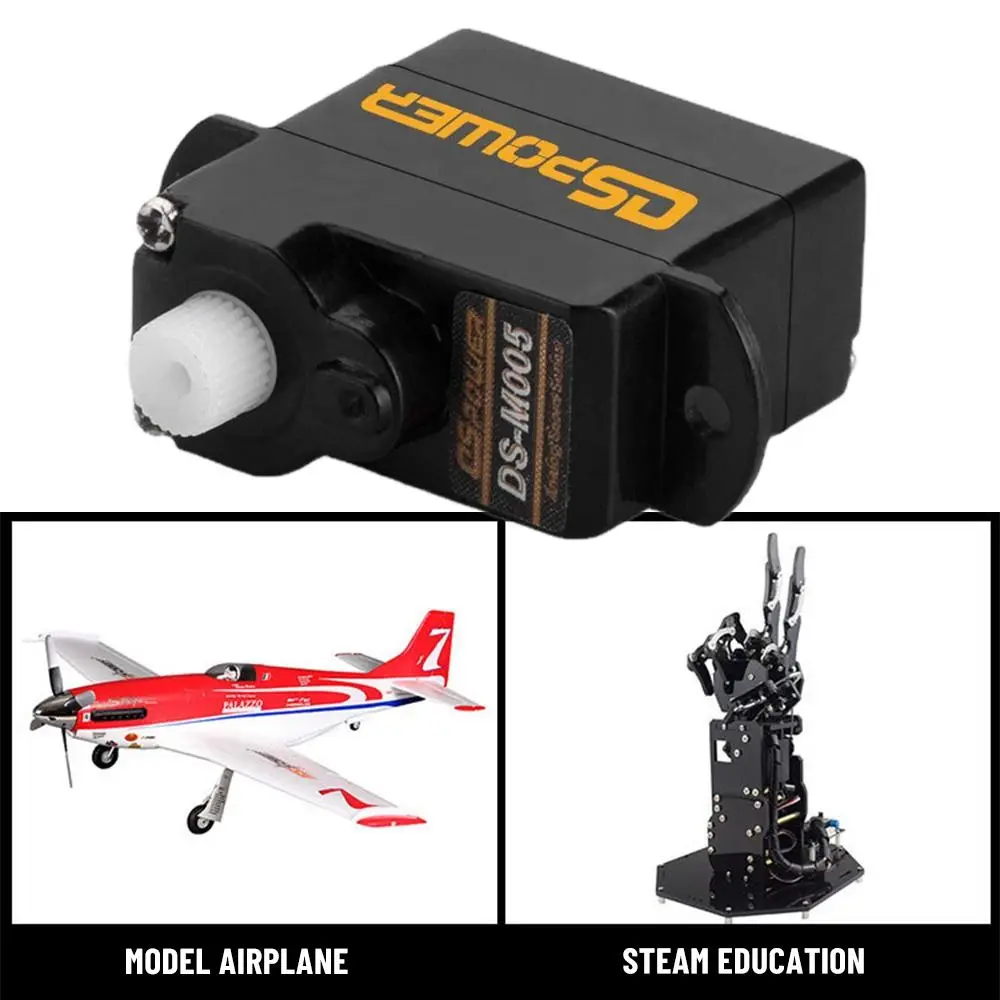 Hot 9G Trex 450 Rc Robot Plane Boat Car 2G Servo Versione Aggiornata Ingranaggio In Cemento Di Plastica Per Elicottero Rc