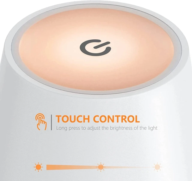 Cordless Rechargeable Table Lamp - Waterproof Touch Switch 5