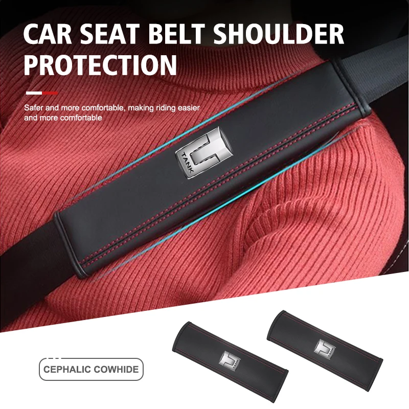 1Pcs Car Sea Belt Protect Shoulder Safety Cover Accessories For TANK Great Wall 300 400 500 700 800