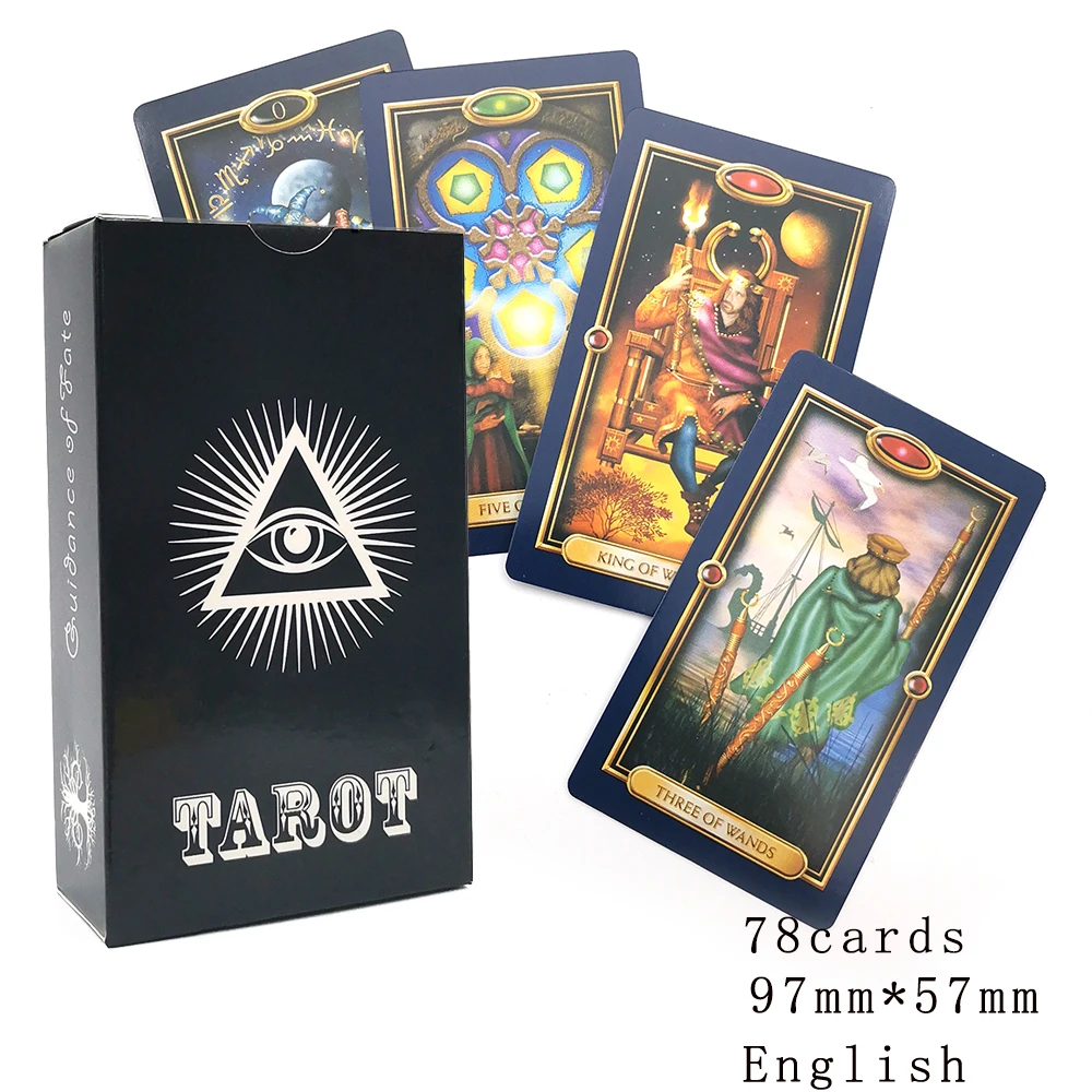 Tarot Cards for Beginners With Guid . Gilded Deck.78 Cards. Tarot Deck. New Tarot. Oracle Divination.Oracle Cards . Waite Tarot