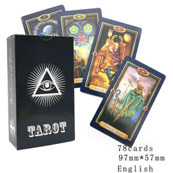 Tarot Cards for Beginners With Guid . Gilded Deck.78 Cards. Tarot Deck. New Tarot. Oracle Divination.Oracle Cards . Waite Tarot