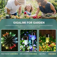 10Pack Solar Outdoor Lights Garden Lantern Solar Powered Lamp Waterproof Landscape Lighting Pathway Yard Lawn Garden Decoration 5