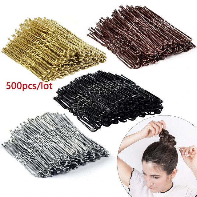 Gold Bobby Pins | 40 pcs | KOKO & KO | Gold Hair Pins | Hair Pins | Flat  Bobby Pins | Blonde Bobby Pins | Styling Hair Jewelry | 2 inch | 55 mm