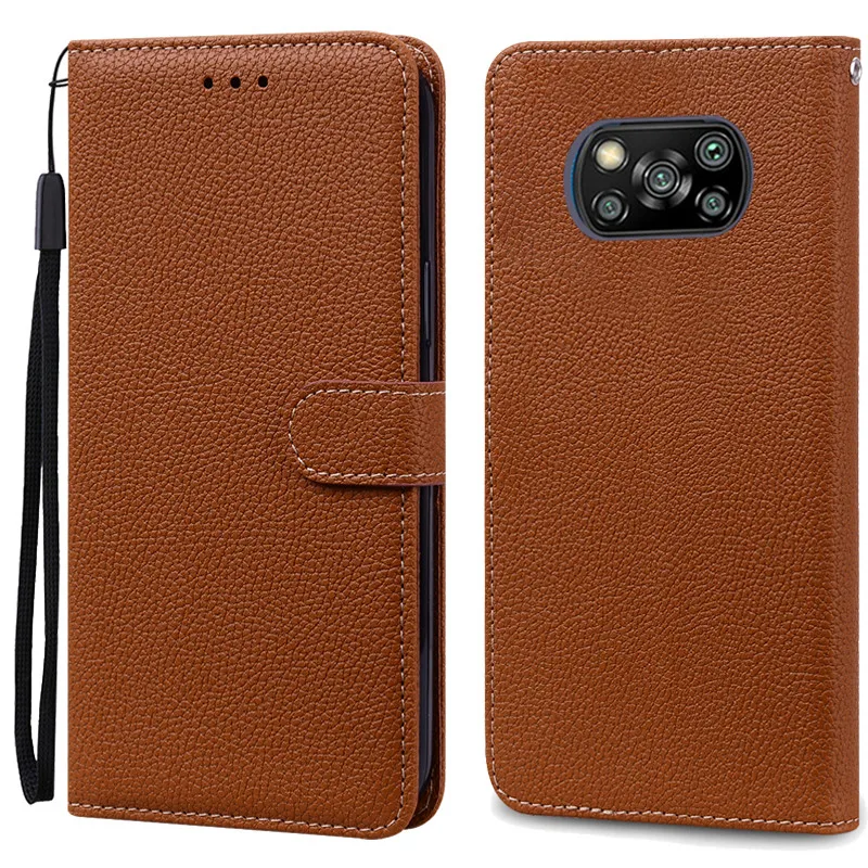 thumbnail image 1 of for Xiaomi Poco X3 NFC case x 3 GT x3 Pro fundas wallet flip leather phone cover Luxury coque for xiaomi poco x3 pro case cover, 1 of 5