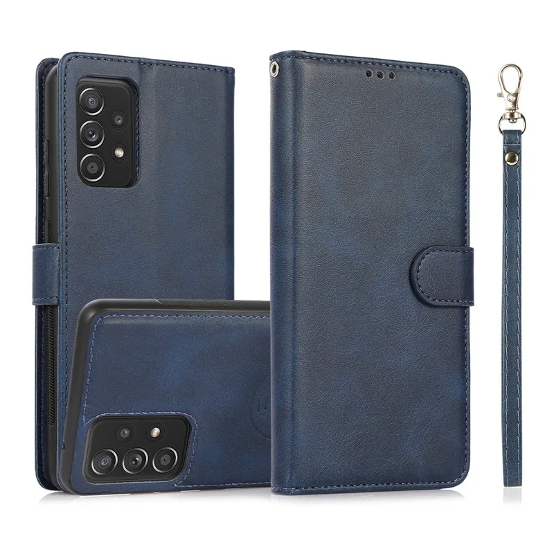 Elegant Magnetic Flip Leather Wallet Phone Case with Card Holder