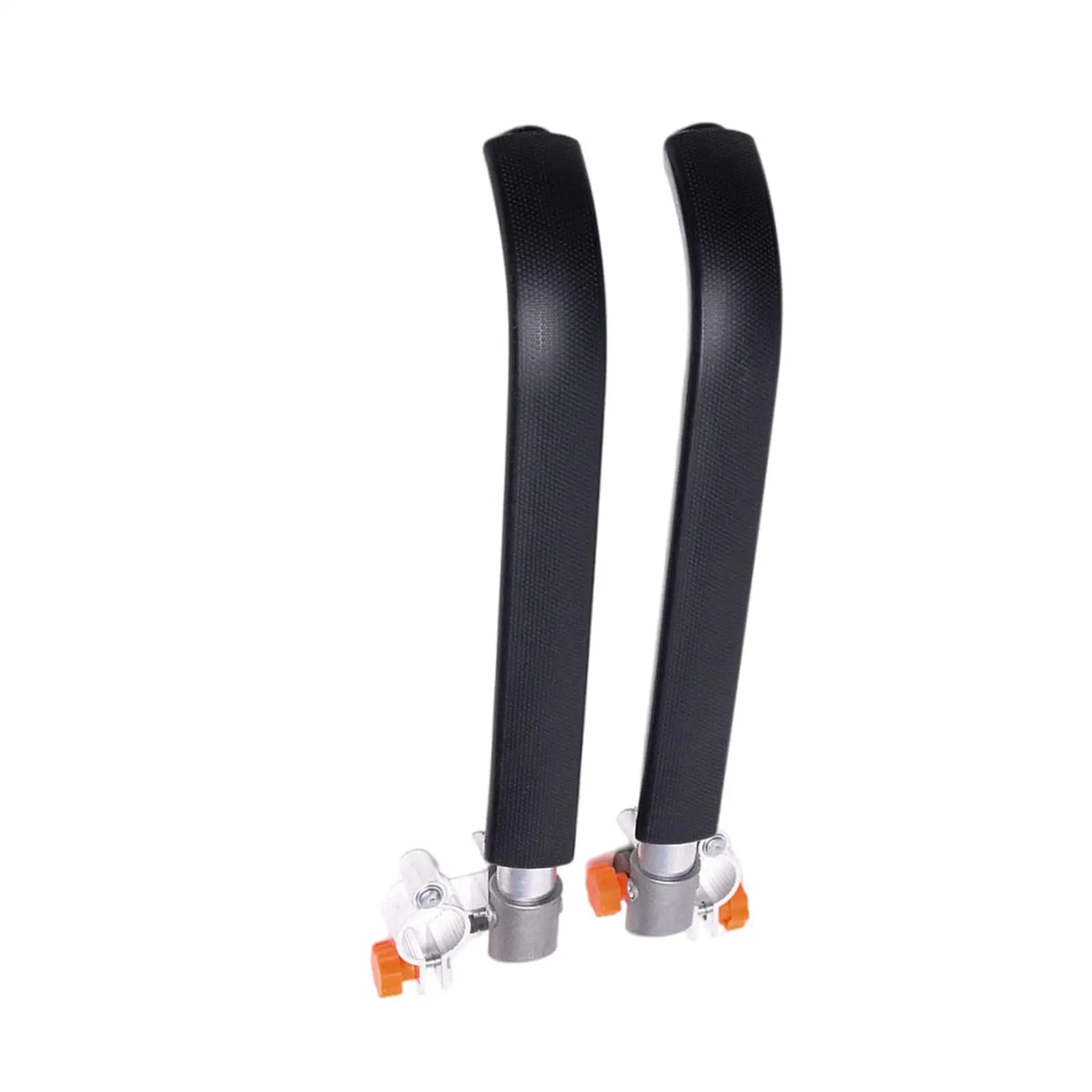 Aluminum Alloy Fishing Chair Armrest Replacement 25cm Diameter Tube Black