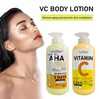 Crème corporelle à la vitamine C 500 ml, blanchissante, aux acides hydroxy, VE, élimine les marques d'acné, hydratation intense, éclaircissante, soin de la peau 1