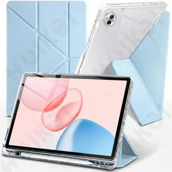 Enhanced Multi - Functional Trifold Stand Case with S Pen Holder and Auto Wake/Sleep Feature for Honor Pad 10 12.1 (Sky Blue)