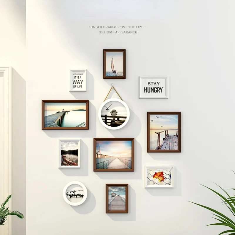 Vertical No-Drill Modern Photo Frame 1