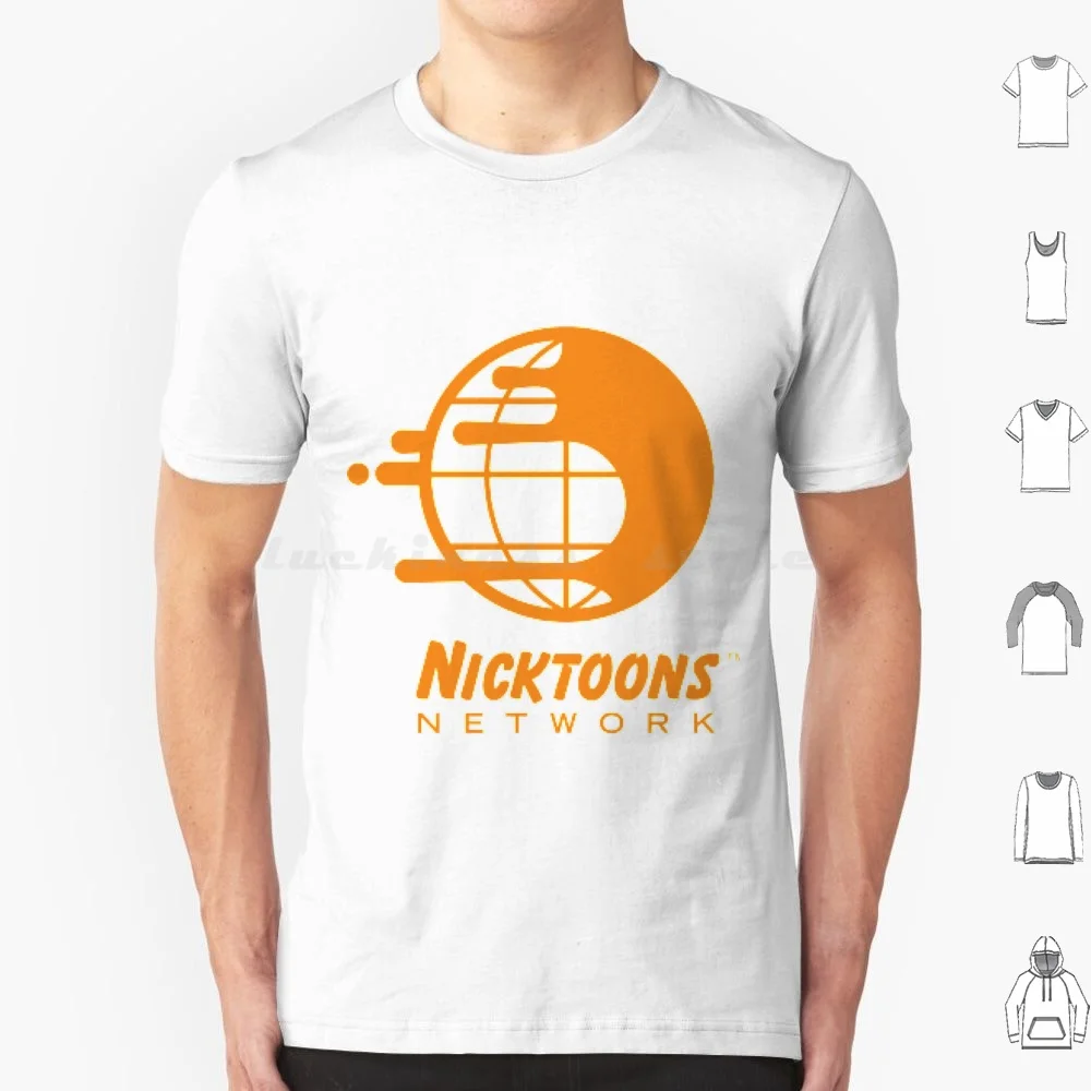 Nicktoons ( Old ) T Shirt Cotton Uomo Donna Stampa Fai Da Te Nick At Nite Nick Nite Nick Toons Nicktoons Nick Cartoons Nick Angelica