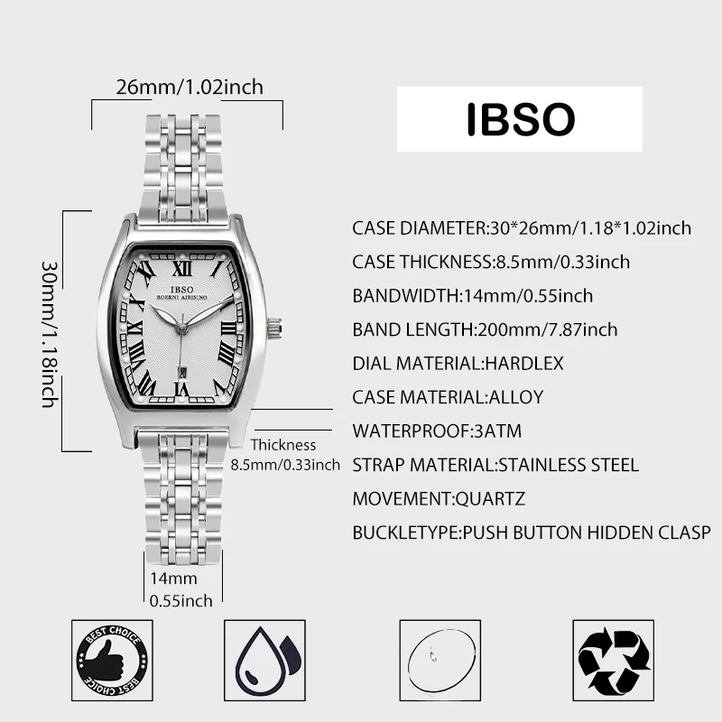Original Brand Women Watches White Stainless Steel Waterproof Casual Female Hand Clock Luminous Luxury Ladies Wristwatches Black