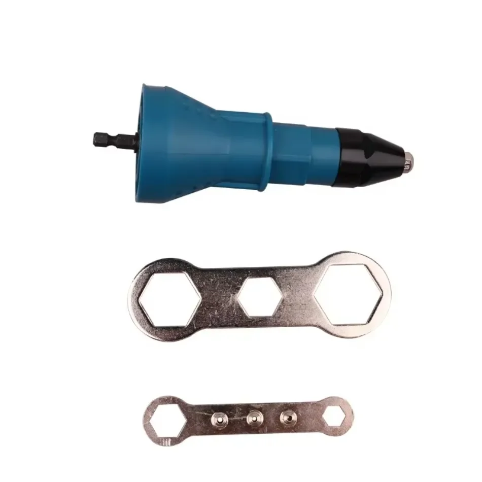 Rivet Conversion Adapter Electric Rivet Nut Gun Riveting Tool Cordless Drill Adapter Electric Accessories Kit Tool
