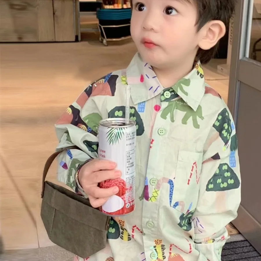 

Детская Хлопковая футболка с отложным воротником, с цветочным принтом