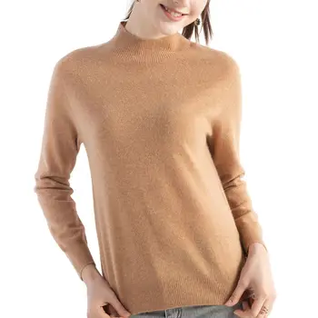 Naiste 70% meriinovill / 30% kašmiir madala kaelusega ja pikkade käistega sviiter S-XL 2 Naiste 70% meriinovill / 30% kašmiir madala kaelusega ja pikkade käistega sviiter S-XL 2