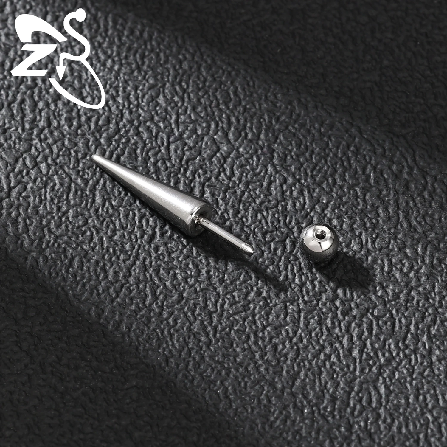 ZS 1 Stück Punk 18G Edelstahl Ohrstecker Männer Frauen 6/8/10/12/15/17 MM Lange Spike Form Helix Knorpel Piercings Schmuck – Detail 5
