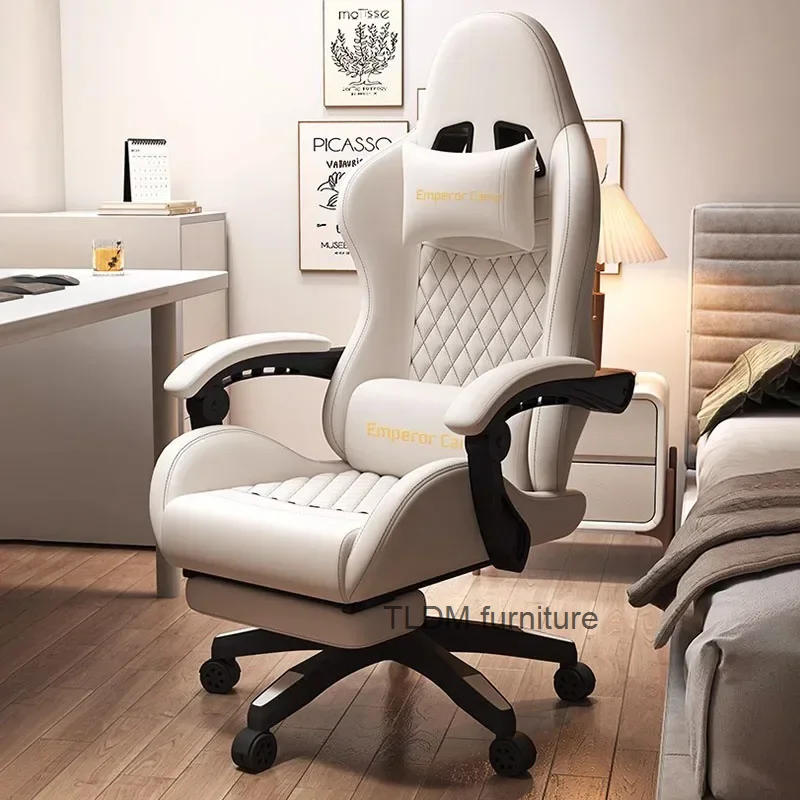 

Stock Modern Leather Gaming Chairs Room Waterproof Office Person Recliner Relax Design Reclining Armchairs Furniture Living Room