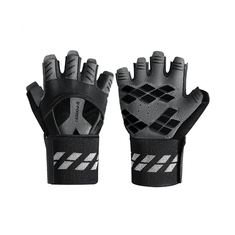 Gym Gloves for Men Women Fitness Weight Lifting Wristband Gloves Body Building Training Sports Exercise Cycling Glove Shockproof 5