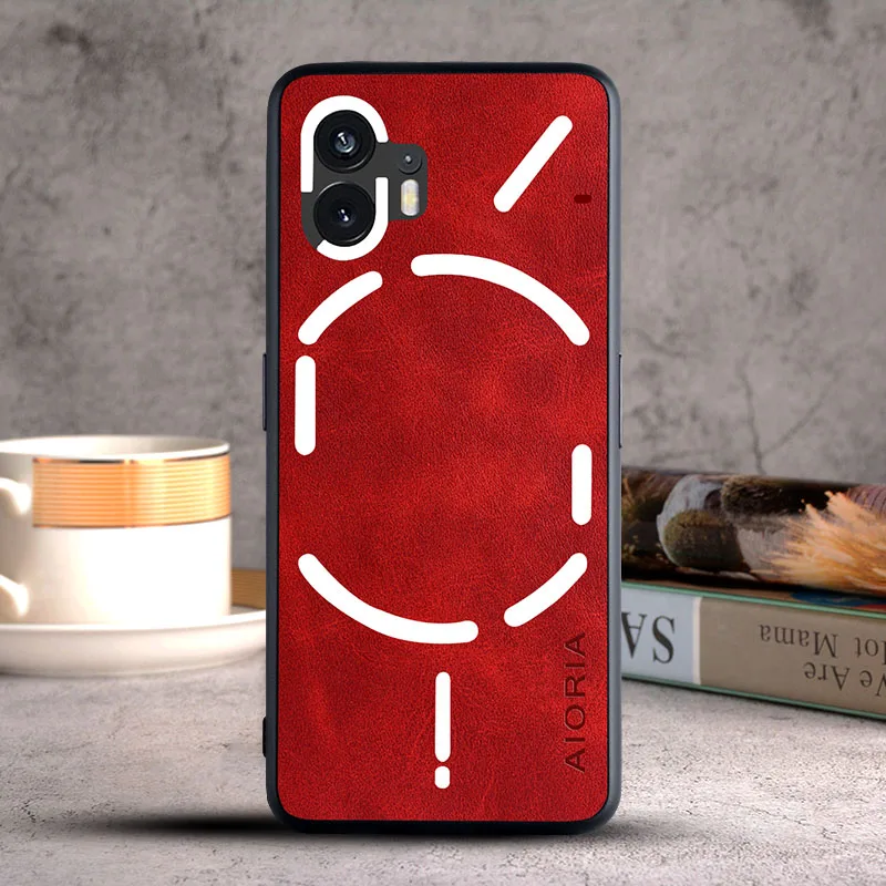 Luxury Vintage Leather Phone Case – Premium Cover Coque  Capa