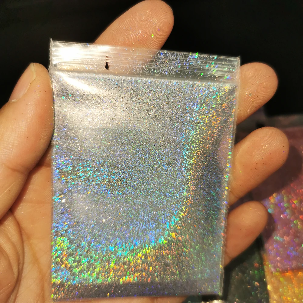 Laser Nail Powder Pigment 5g/Bag Gradient Nails Art Glitter Powder Holographic Laser Nail Glitter UV Polish Decoration nail powder nail pigment nail glitter nail decoration nail decorations