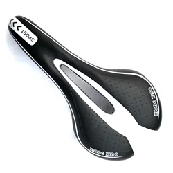 Comfortable Soft Cycling Saddle for Mountain and Road Bikes (White)