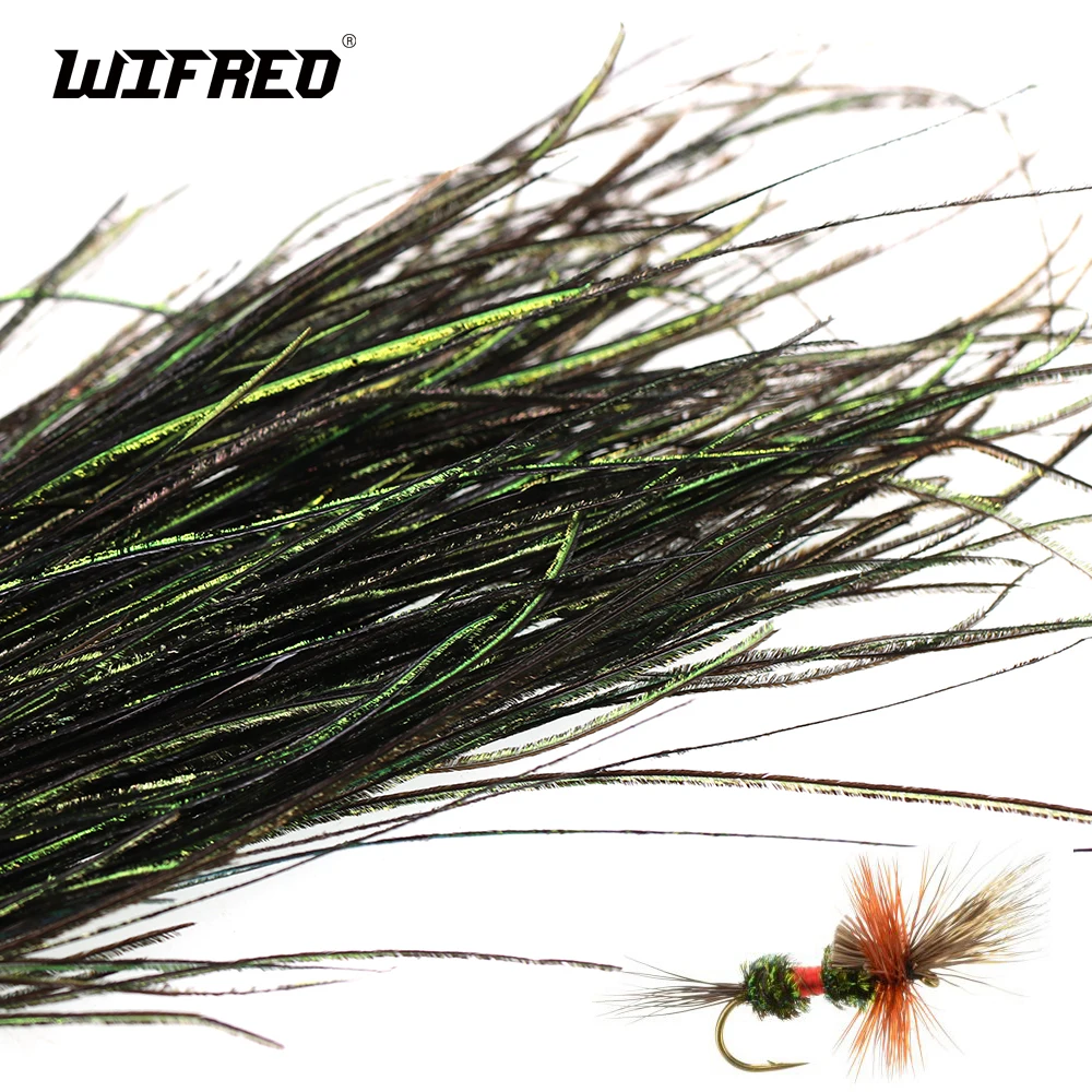 Wifreo 1bag Peacock Herl Feather for Fly Tying Nymphs Wet Flies Fishing