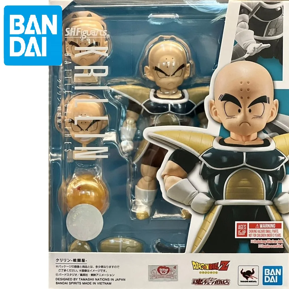 

ORIGINAL BANDAI DBZ MODEL SHF PB LIMITED KRILLIN NAMEK BATTLE CLOTHES VERSION AND ONE STAR DRAGON BALL