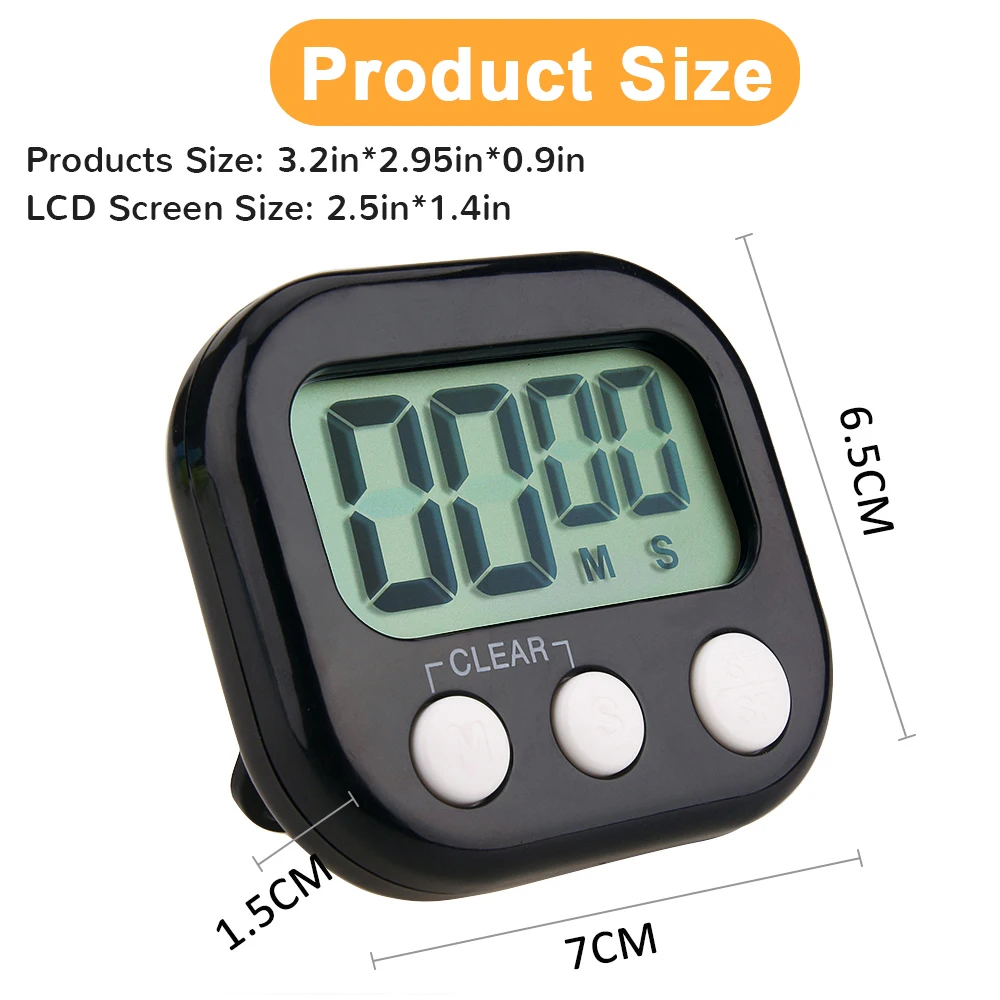 Multifunctional Kitchen Timer Alarm Clock Home Cooking Practical Supplies Cook  Food Tools Kitchen Accessories 2 Colors - AliExpress