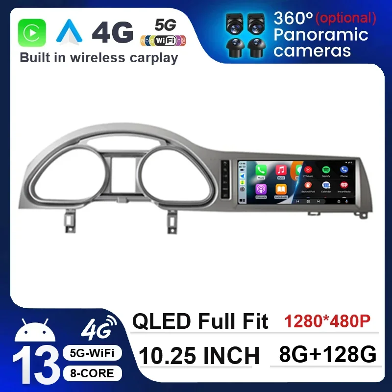 

Android 13 8+128GB CarPlay For Audi Q7 4L 2005-2015 MMI 2G 3G GPS Car Multimedia Player Navigation Auto Radio Stereo DSP WIFI