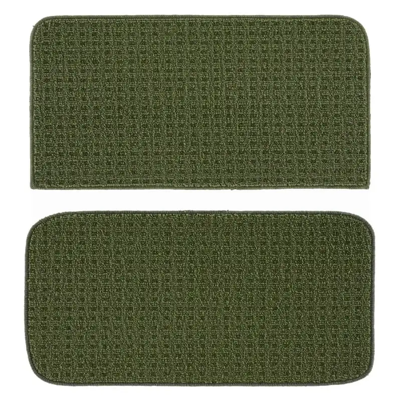 

Rug Herald Square 2pc Kitchen Rug Set 18 in. x28 in. Slice & 18 in. x28 in. Mat Sage Prayer mats muslim Tapetes para habitación