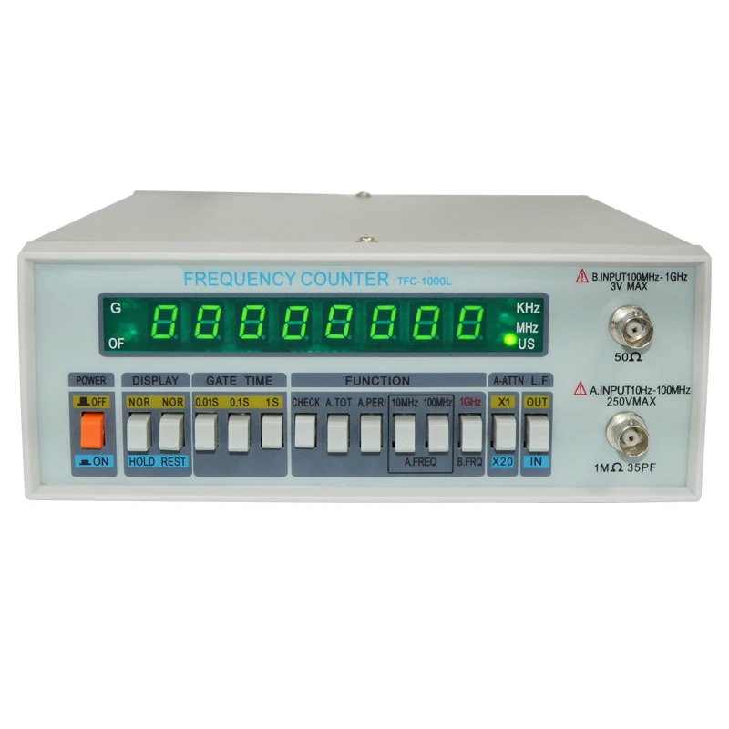 

New TFC-2700L multi-function high-precision frequency meter LED display instrument 10HZ-2.7GHZ high-resolution frequency meter