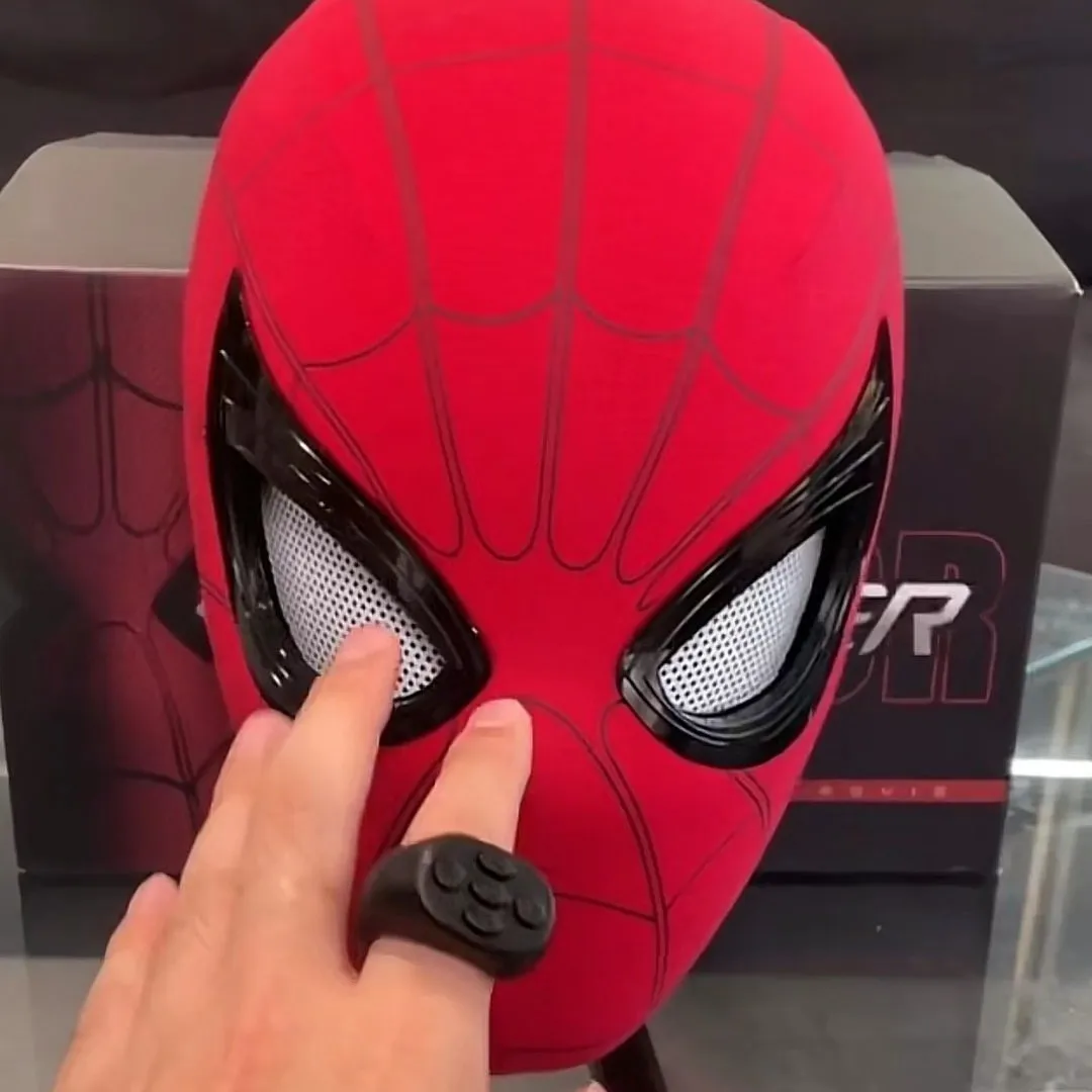 Spider-man: No Way Home Spider-Man Mask, Casque de Luxe, Rechargeable,  Télécommande, Yeux Mobiles, Cosplay, Décoration, Cadeau, Jouet, Nouveau