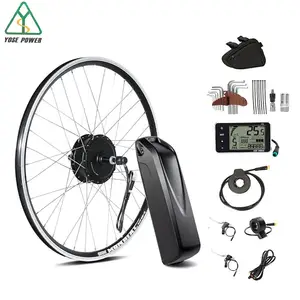 Kit para bicicleta eléctrica - Motor 350W - Batería en cuadro S046